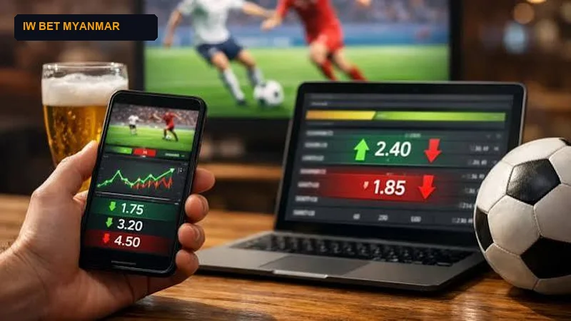 Live In-Play Match Betting Interface with Live Match Tracker